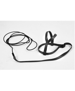 Avian Adventure Parrot Harness Large - Macaw, Cockatoos - Black