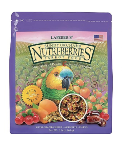 Lafeber NutriBerries Sunny Orchard Parrot - 1.36Kg