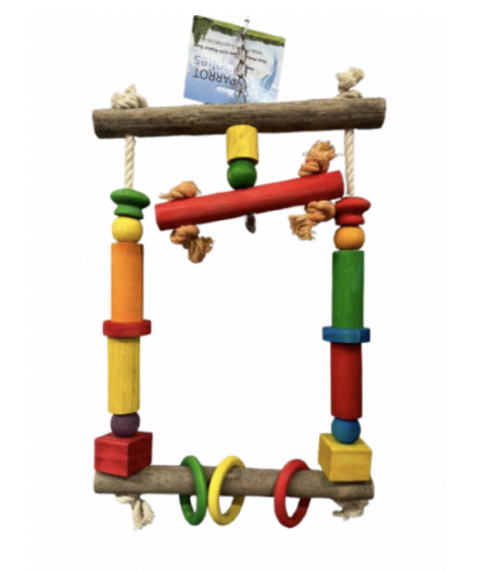 9 X Parrot Toy Pack - African Grey, Amazon, Cockatoo, Macaw Etc - RRP £146.91 - Pack 6