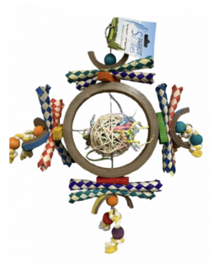 9 X Parrot Toy Pack - African Grey, Amazon, Cockatoo, Macaw Etc - RRP £146.91 - Pack 6