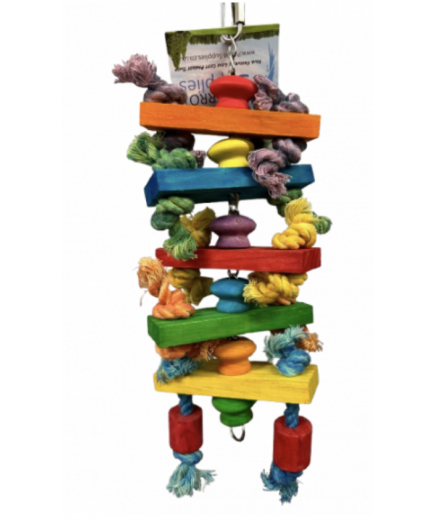 9 X Parrot Toy Pack - African Grey, Amazon, Cockatoo, Macaw Etc - RRP £146.91 - Pack 6