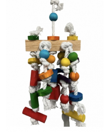 9 X Parrot Toy Pack - African Grey, Amazon, Cockatoo, Macaw Etc - RRP £146.91 - Pack 6