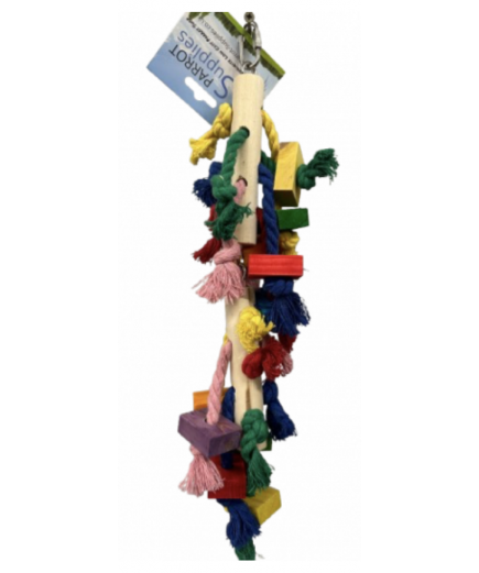 9 X Parrot Toy Pack - African Grey, Amazon, Cockatoo, Macaw Etc - RRP £146.91 - Pack 6