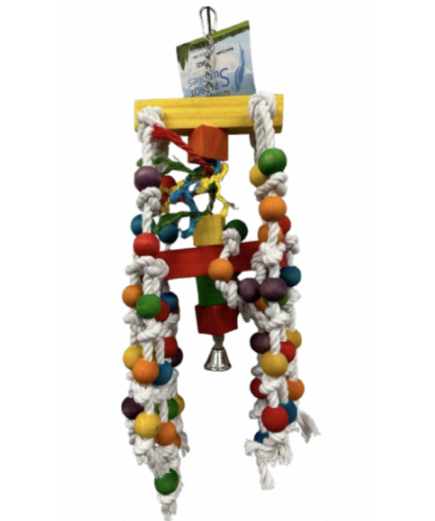 9 X Parrot Toy Pack - African Grey, Amazon, Cockatoo, Macaw Etc - RRP £146.91 - Pack 6