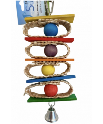 9 x Parrot Toy Pack - Budgies, Conures, Cockatiels, Caiques, Quaker etc - RRP £94.91 - Pack 1