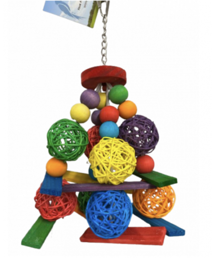 9 X Parrot Toy Pack - African Grey, Amazon, Eclectus, Cockatoo Etc - RRP £134.91 - Pack 3