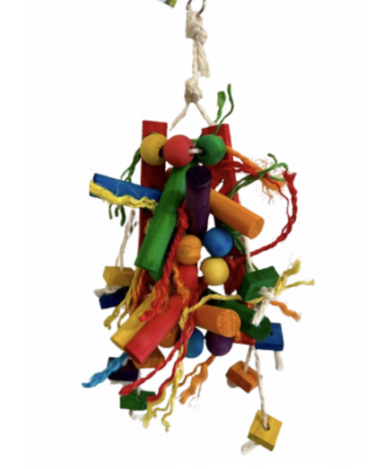 9 X Parrot Toy Pack - African Grey, Amazon, Eclectus, Cockatoo Etc - RRP £134.91 - Pack 3