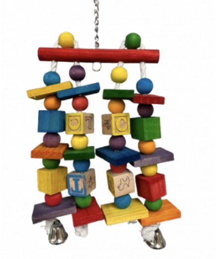 9 X Parrot Toy Pack - African Grey, Amazon, Eclectus, Cockatoo Etc - RRP £134.91 - Pack 3