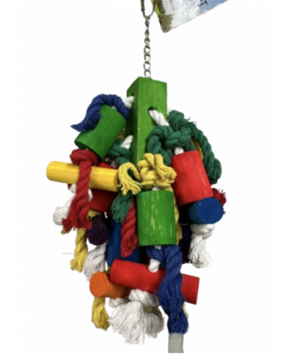 9 X Parrot Toy Pack - African Grey, Amazon, Eclectus, Cockatoo Etc - RRP £133.91 - Pack 4
