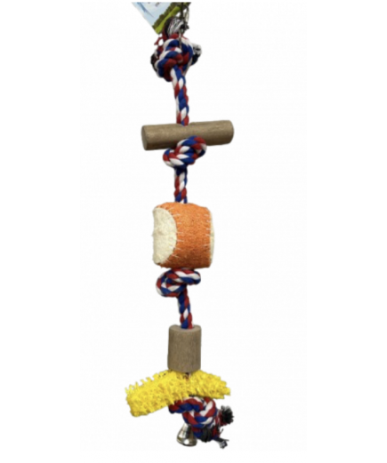 9 X Parrot Toy Pack - African Grey, Amazon, Eclectus, Cockatoo Etc - RRP £133.91 - Pack 4