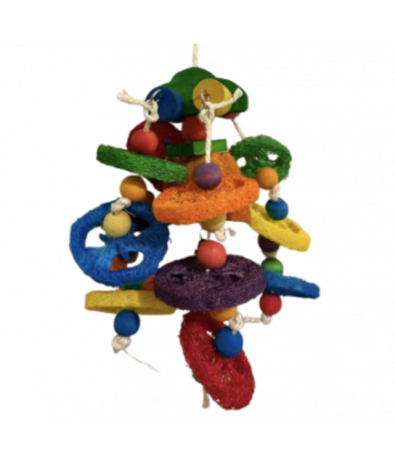 9 X Parrot Toy Pack - African Grey, Amazon, Eclectus, Cockatoo Etc - RRP £133.91 - Pack 4