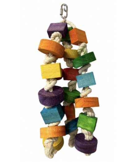 9 X Parrot Toy Pack - African Grey, Amazon, Cockatoo, Macaw Etc - RRP £148.91 - Pack 5