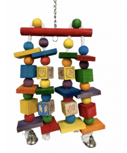 9 X Parrot Toy Pack - African Grey, Amazon, Cockatoo, Macaw Etc - RRP £148.91 - Pack 5