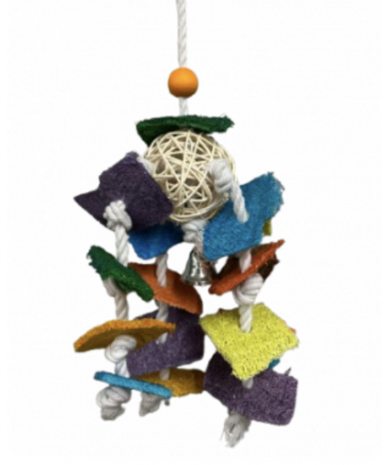 9 X Parrot Toy Pack - African Grey, Amazon, Cockatoo, Macaw Etc - RRP £148.91 - Pack 5