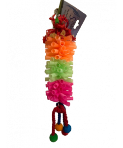 Parrot-Supplies Colourful Straw Bundle Parrot Toy