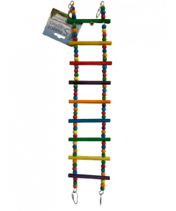 Parrot-Supplies Coloured Bendy Ladder Parrot Climbing Toy