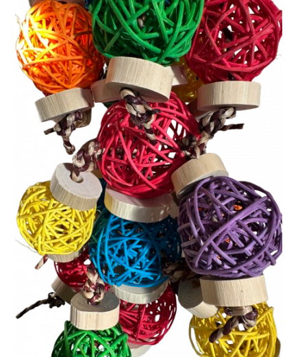 Parrot-Supplies Apopka Mega Woven Vine Munch Ball Fun XXL Parrot Toy
