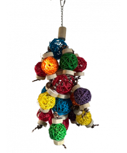 Parrot-Supplies Apopka Mega Woven Vine Munch Ball Fun XXL Parrot Toy