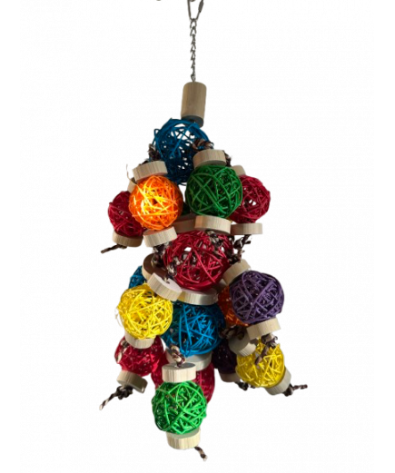 Parrot-Supplies Apopka Mega Woven Vine Munch Ball Fun XXL Parrot Toy