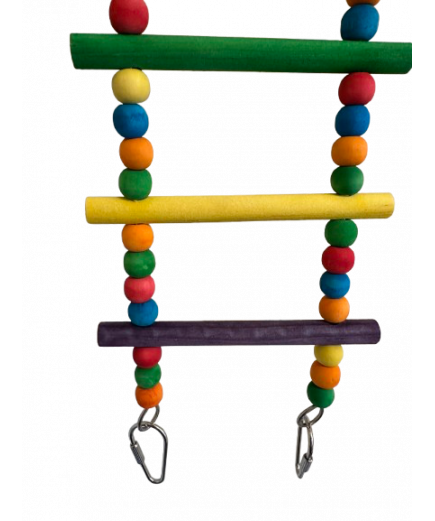 Parrot-Supplies Coloured Bendy Ladder Parrot Climbing Toy