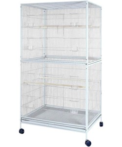 Parrot-Supplies Virginia Premium Extra Large Flight Cage / Indoor Aviary - Stone