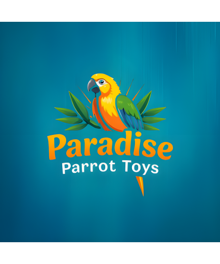 Parrot-Supplies Double Pizza Foraging Cardboard Boxes Parrot Toy