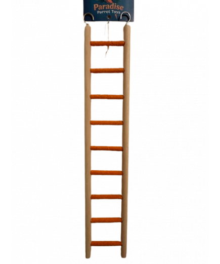 Parrot-Supplies Pedicure Wooden Ladder For Small and Medium Birds 9 Steps