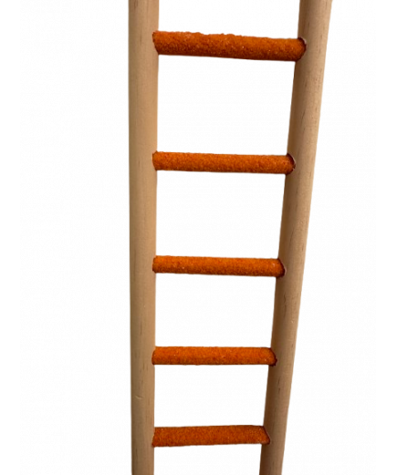 Parrot-Supplies Pedicure Wooden Ladder For Small and Medium Birds 9 Steps