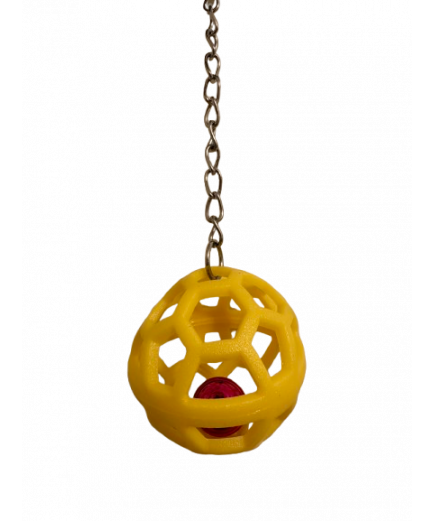 Parrot-Supplies Rubber Ball Hol-ee Roller Foraging Parrot Toy