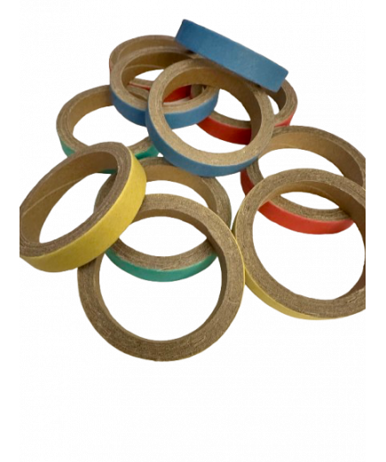 Parrot-Supplies Birdie Bangles - Parrot Toy Making Parts - Pack of 12
