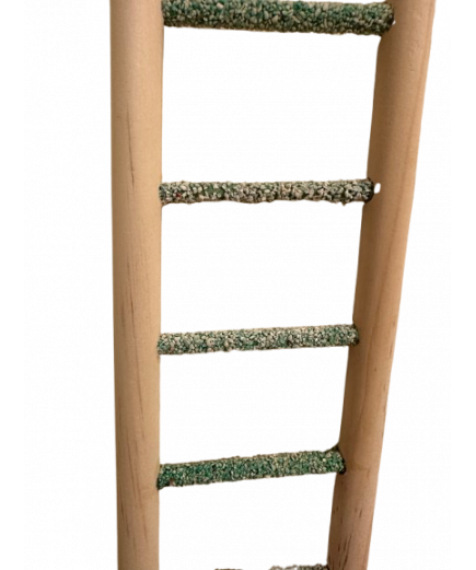 Parrot-Supplies Pedicure Wooden Ladder For Small Birds 7 Steps