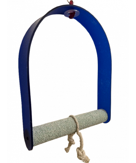 Parrot-Supplies Sanded Nail Trimming Arch Swing Parrot Perch Large