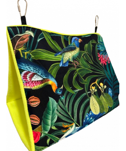 Parrot-Supplies Tropical Cozy Tent Hammock Parrot Hideaway Large