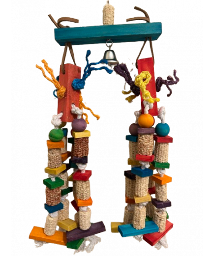 Parrot-Supplies Double Mega Corn Celebration XL Parrot Toy