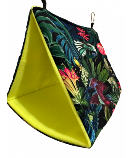 Parrot-Supplies Tropical Cozy Tent Hammock Parrot Hideaway Large