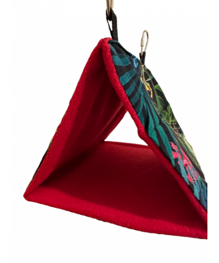 Parrot-Supplies Tropical Cozy Tent Hammock Parrot Hideaway Medium