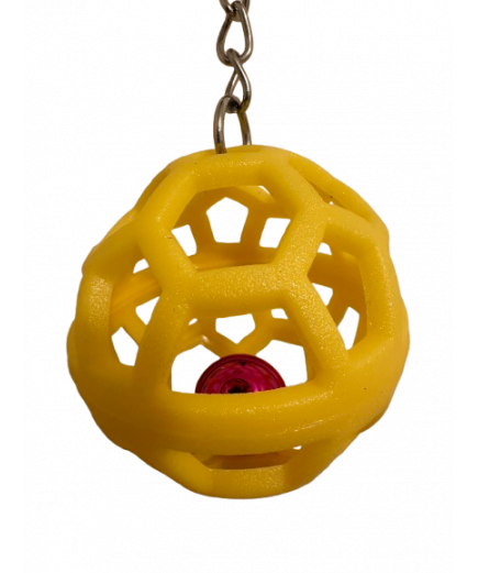 Parrot-Supplies Rubber Ball Hol-ee Roller Foraging Parrot Toy