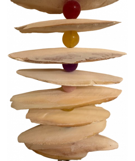 Parrot-Supplies Cuttlefish Bone Celebration Stacker Parrot Toy