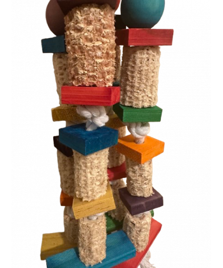 Parrot-Supplies Double Mega Corn Celebration XL Parrot Toy