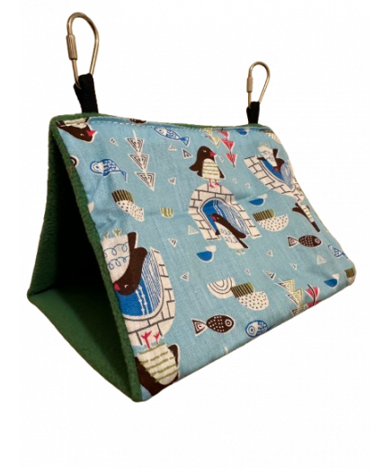 Parrot-Supplies Arctic Cozy Tent Hammock Parrot Hideaway Medium