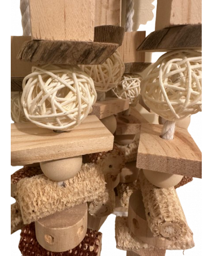 Parrot-Supplies Natural Coconut & Corn Celebration XL Parrot Toy