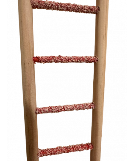 Parrot-Supplies Pedicure Wooden Ladder for Small Birds 5 Steps