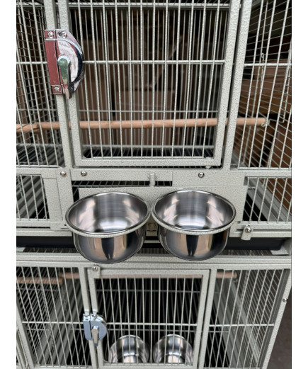 Parrot-Supplies Block Of 4 Breeding / Display Cages - Stone