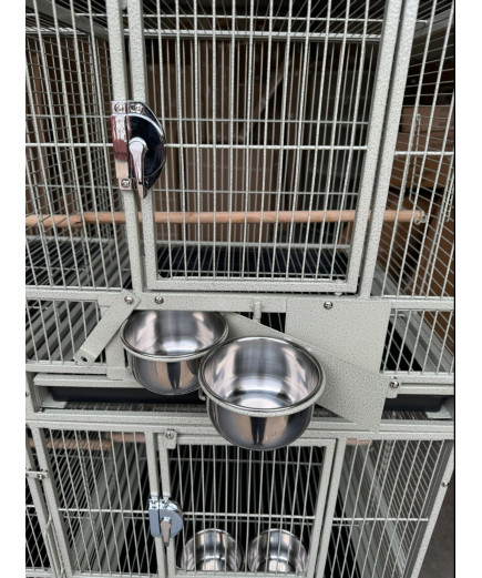 Parrot-Supplies Block Of 4 Breeding / Display Cages - Stone