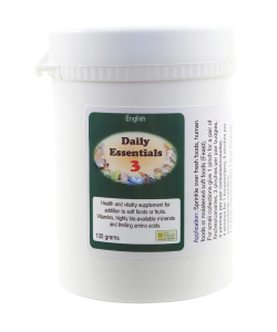 Birdcare Company Daily Essentials 3 Powdered Multi-Vitamins For Parrots 100g