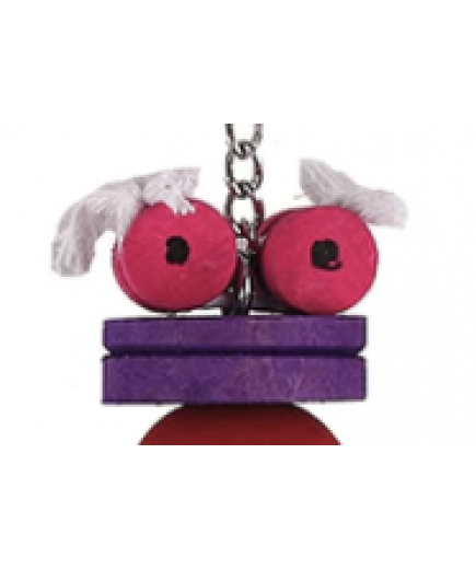 Adventure Bound Wooden Frog Parrot Toy