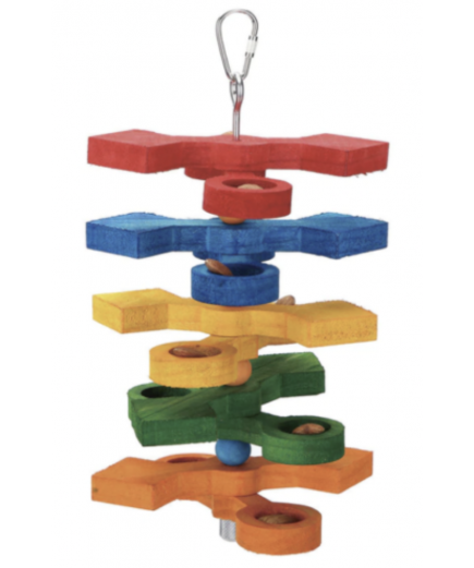 Adventure Bound Hide N Seek Treat Foraging Parrot Toy