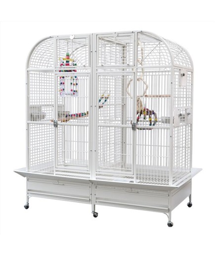 Parrot-Supplies Washington Premium Double Macaw Parrot Cage - Stone