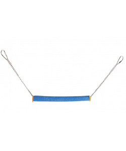 Parrot-Supplies Twisted Sanded Nail Trimming Swing Parrot Perch Large