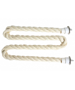 Parrot-Supplies Sisal Rope Zig Zag Parrot Perch - 100cm